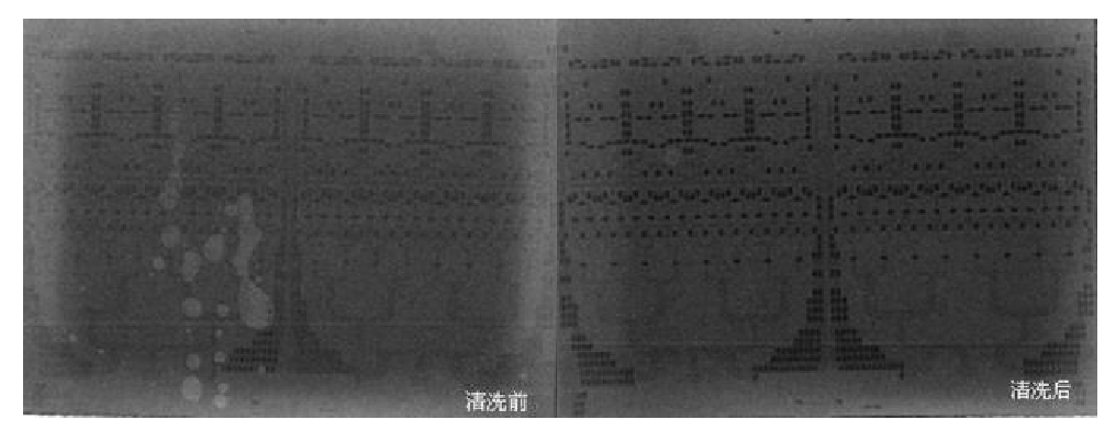 等離子清洗前后焊接x-ray對比圖